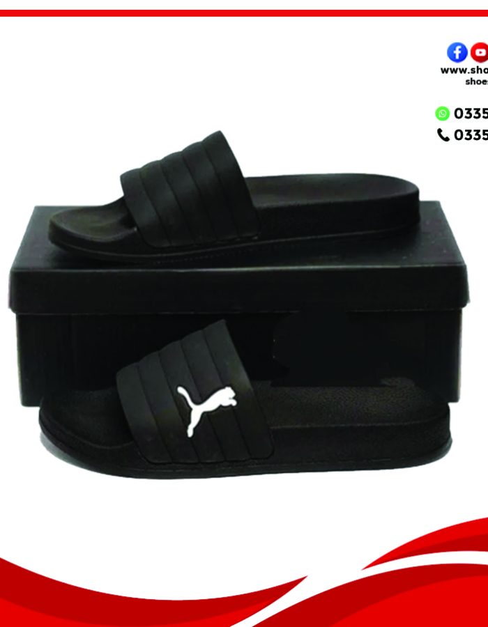 Men’s Puma Black Slippers